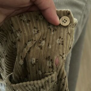 Zara overalls has a small hole